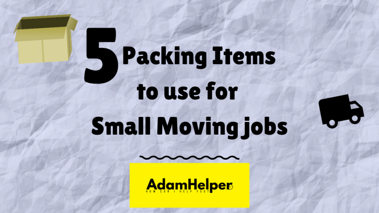 5 Packing Items to Help with Apartment and Office Furniture Moves