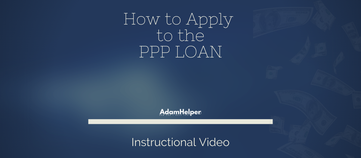 How To Apply To The Ppp Loan For Self Employed Video