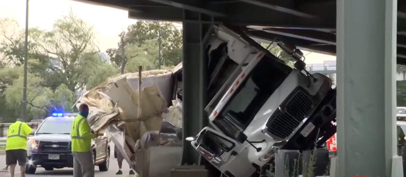 DON'T GET STORROWED / The Truck Height Limit On Storrow Drive In Boston ...